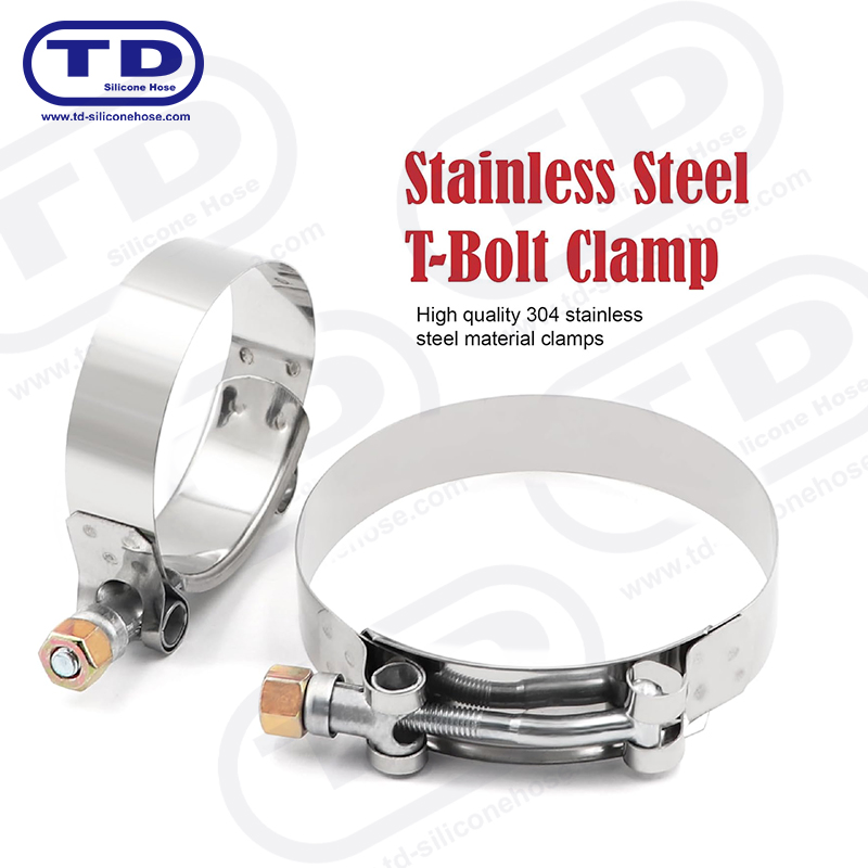 Hochleistungs-T-Bolt-Silikonschlauchklemme
