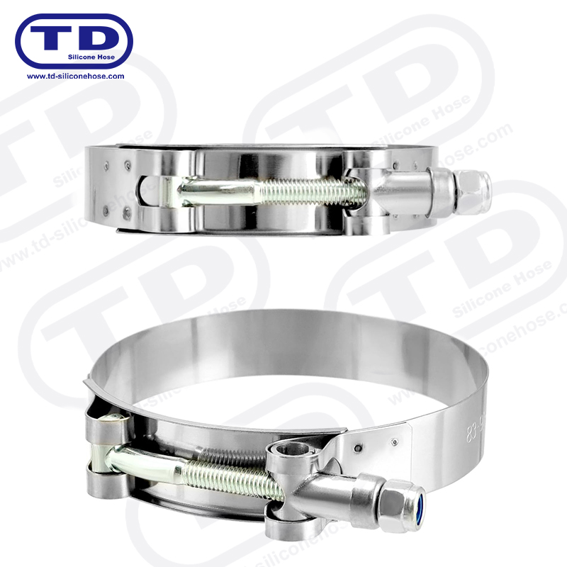 Hochleistungs-T-Bolt-Silikonschlauchklemme