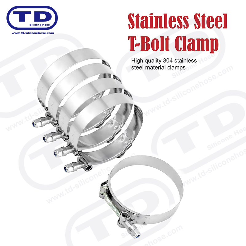 Hochleistungs-T-Bolt-Silikonschlauchklemme