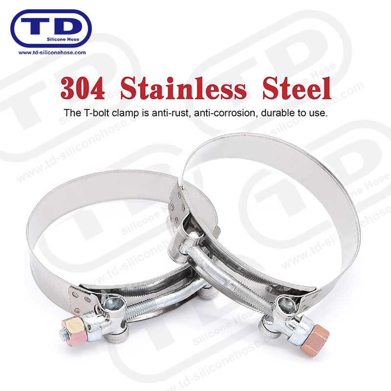 Hochleistungs-T-Bolt-Silikonschlauchklemme