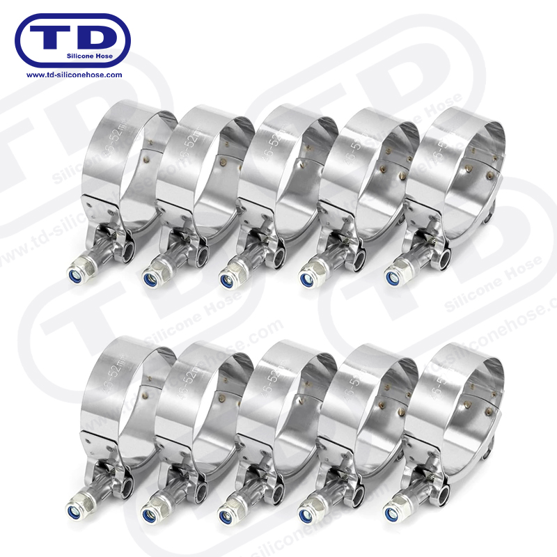 Hochleistungs-T-Bolt-Silikonschlauchklemme