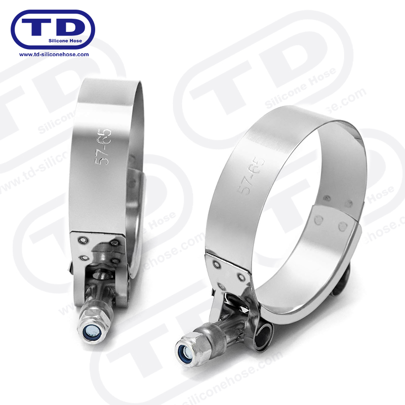 Hochleistungs-T-Bolt-Silikonschlauchklemme