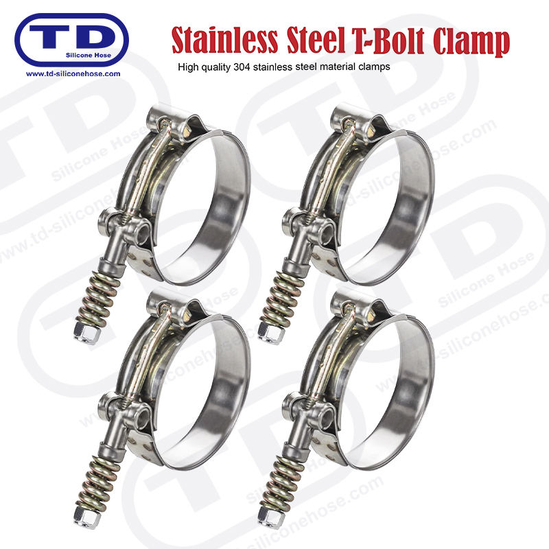 Feder verstärkte T-Bolt Silikonschlauchklemme