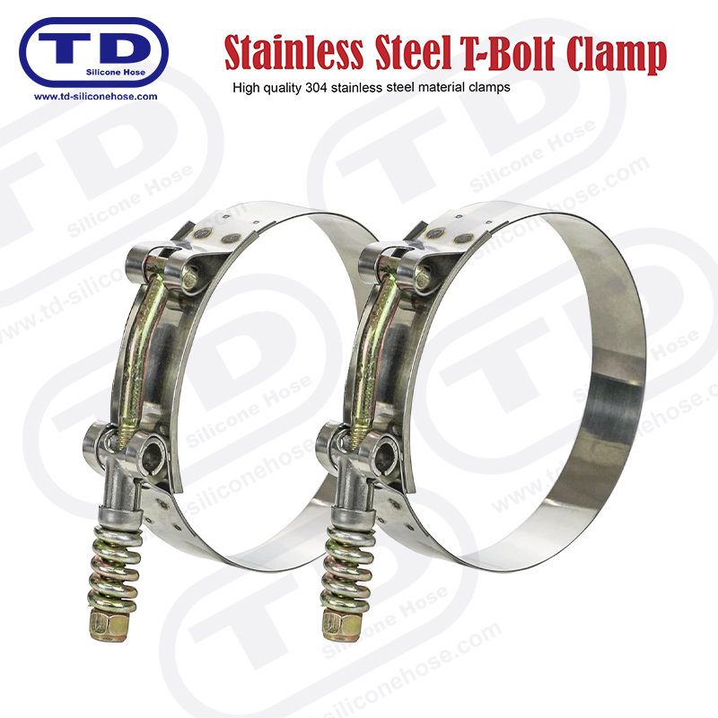 Feder verstärkte T-Bolt Silikonschlauchklemme