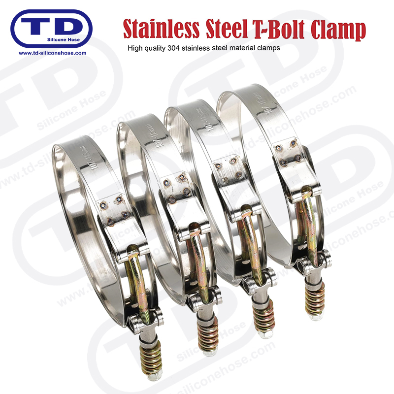 Feder verstärkte T-Bolt Silikonschlauchklemme