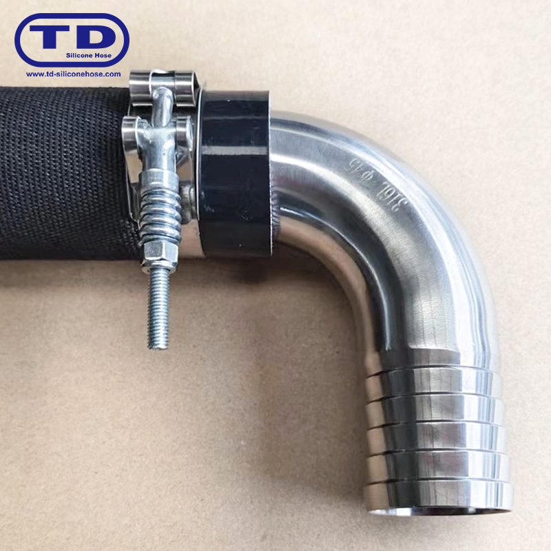 Feder verstärkte T-Bolt Silikonschlauchklemme