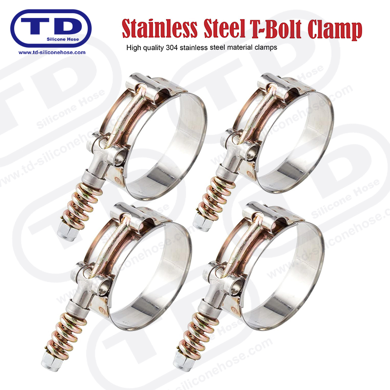 Feder verstärkte T-Bolt Silikonschlauchklemme